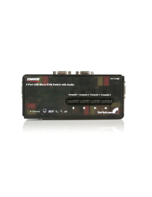 Conmutador kvm startech 4 puertos todo