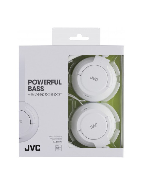 Auriculares jvc ha - s180 - w blanco