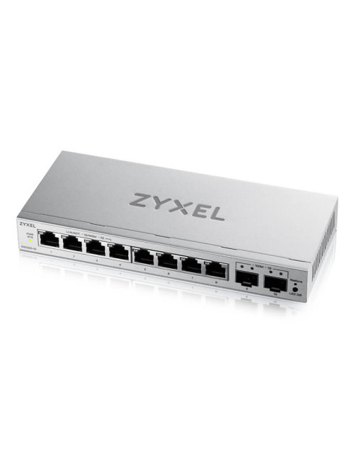 Switch 10 puertos zyxel gs1200 - 10v3 8xgbe