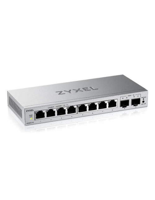 Switch 10 puertos zyxel gs1200 - 10v3 8xgbe