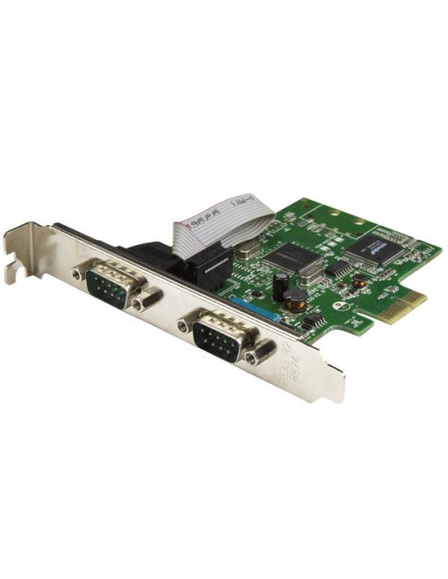 Tarjeta red startech pex2s1050 2x rs232