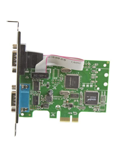 Tarjeta red startech pex2s1050 2x rs232