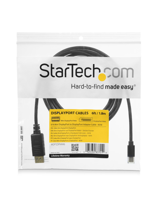 Cable displayport a mini dp 3m