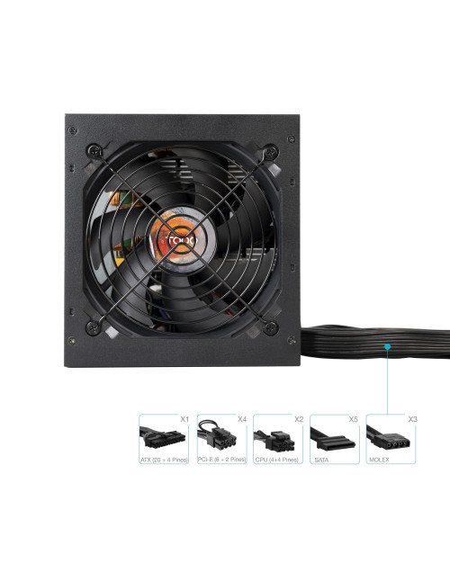 Fuente alimentacion tooq tqhelios - 850sp gaming atx