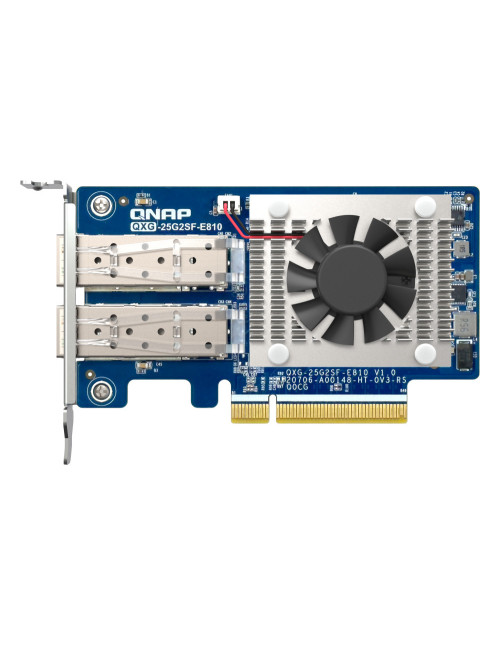 Tarjeta red qnap qxg - 25g2sf - e810 2x sfp
