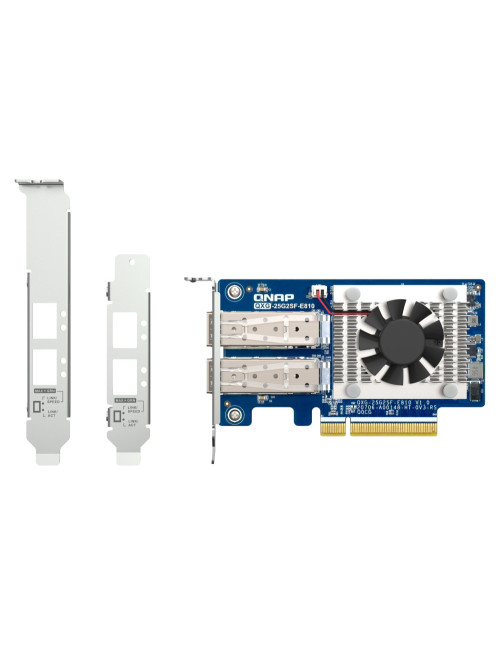 Tarjeta red qnap qxg - 25g2sf - e810 2x sfp