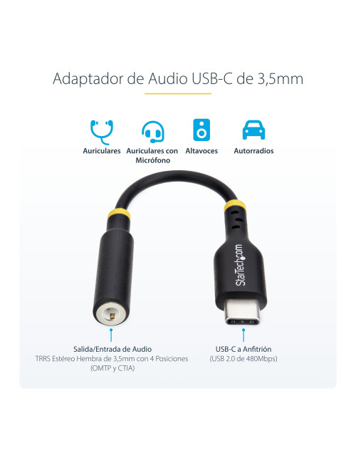 Adaptador usb tipo c a mini