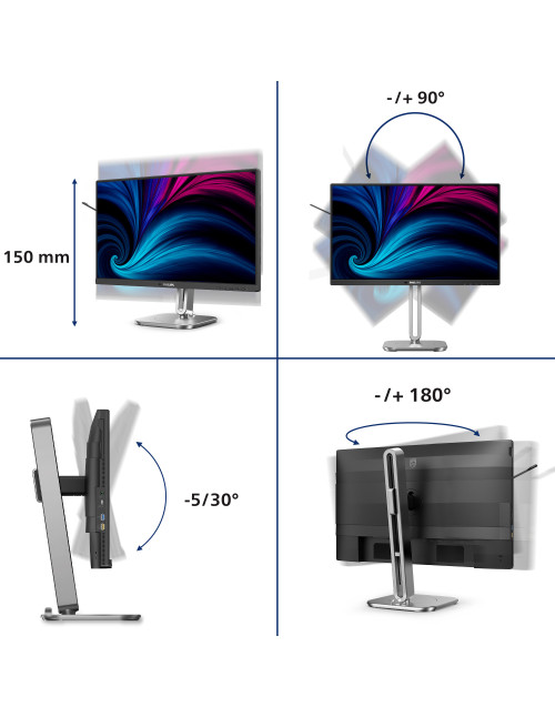 Monitor led 24 pulgadas philips 24b2u4301 00