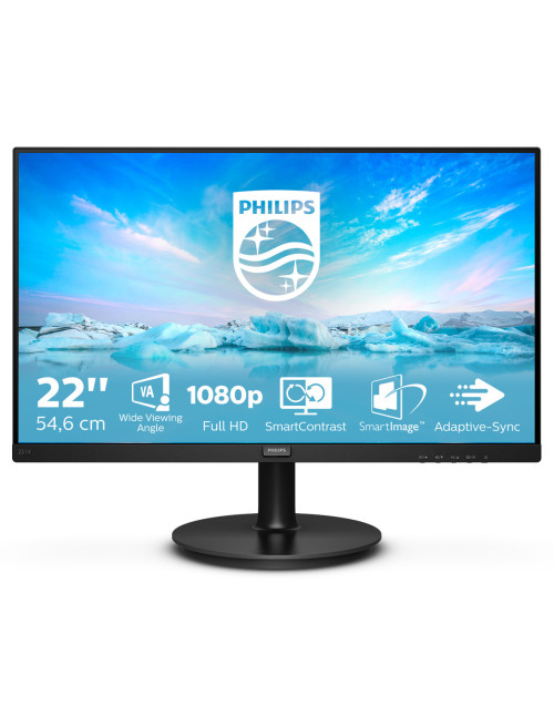 Monitor led 22 pulgadas philips v - line 221v8a