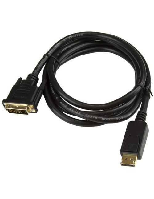 Cable displayport a dvi - d startech 1.8m