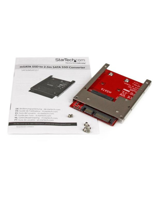 Adaptador msata a sata startech 2.5 pulgadas