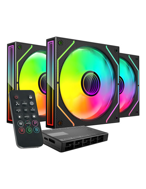 Ventilador caja mars gaming mf3dprokit argb