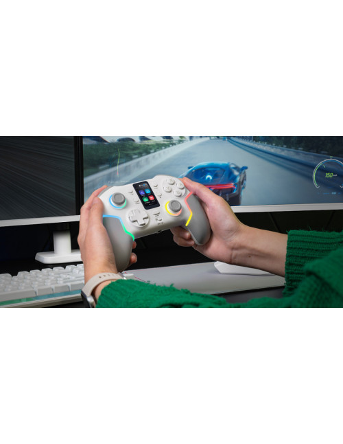 Gamepad mars gaming mgpv3w inalambrico blanco