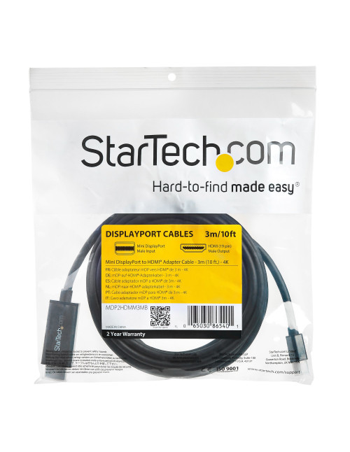 Cable mini dp a hdmi startech