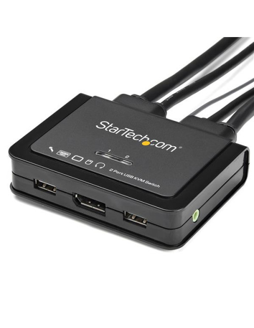 Switch kvm startech sv211dpua4k 3 puertos