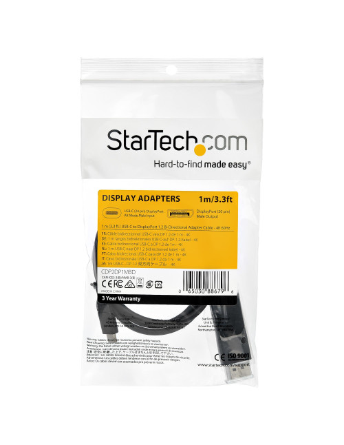 Cable usb tipo c a displayport