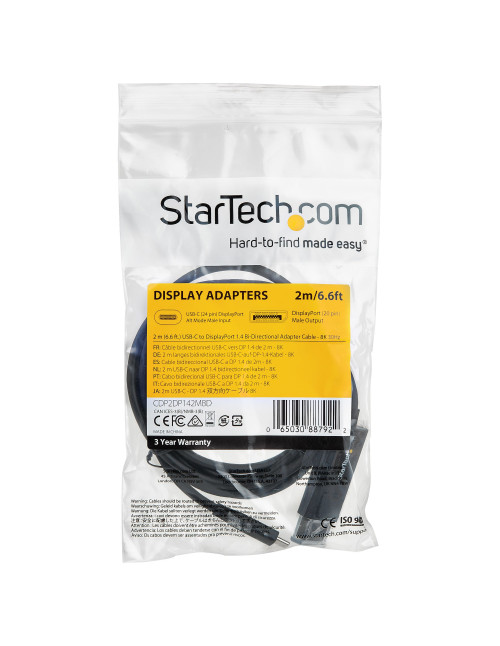 Cable usb tipo c a displayport