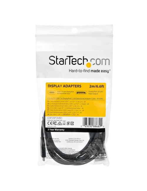 Cable usb tipo c a displayport