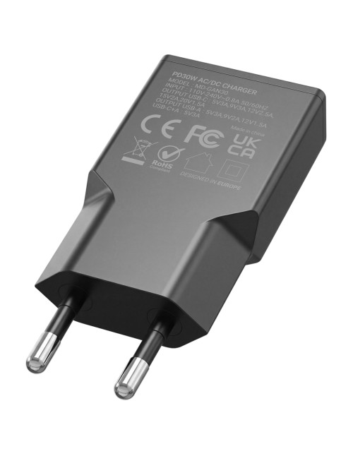 Cargador pared mars gaming md - gan30 30w
