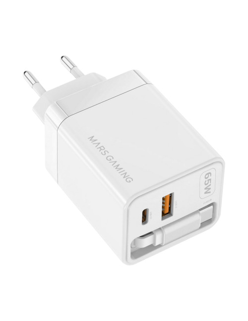 Cargador pared mars gaming md - gan65rw 65w