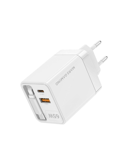 Cargador pared mars gaming md - gan65rw 65w
