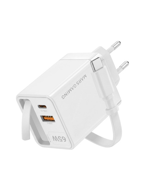 Cargador pared mars gaming md - gan65rw 65w
