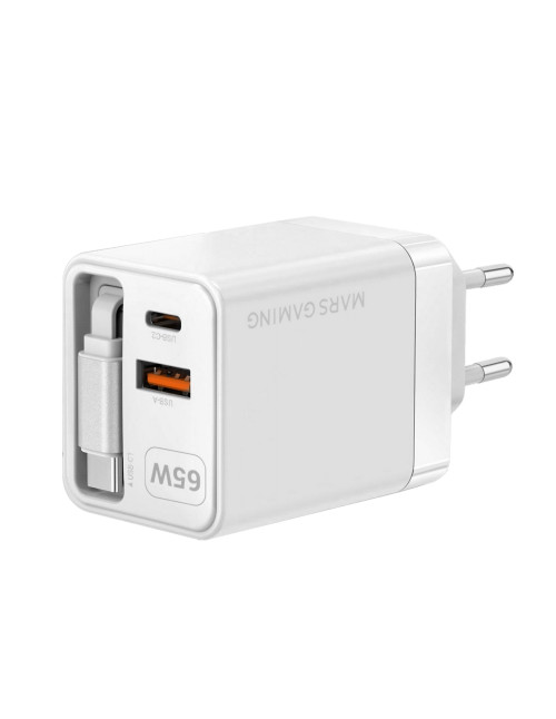 Cargador pared mars gaming md - gan65rw 65w