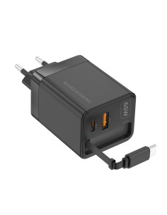 Cargador pared mars gaming md - gan65r 65w