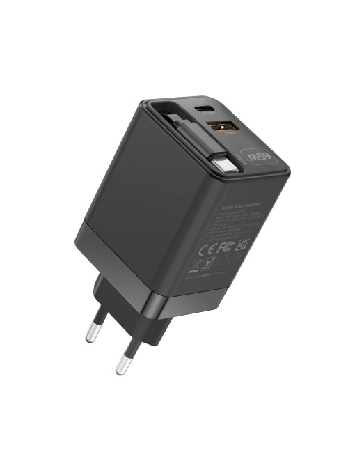 Cargador pared mars gaming md - gan65r 65w