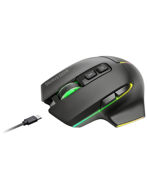 Raton inalambrico mars gaming mmw - vector negro