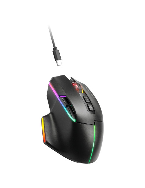 Raton inalambrico mars gaming mmw - vector negro