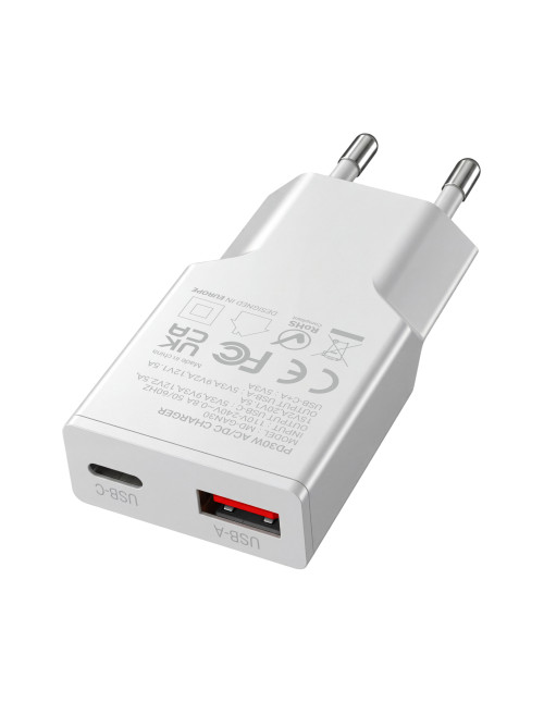 Cargador pared mars gaming md - gan30w 30w
