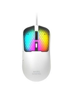 Raton mars gaming mm - viperw rgb blanco