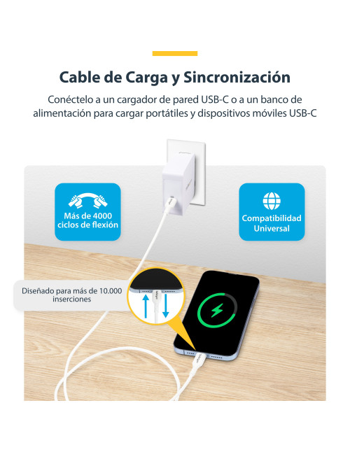 Cable usb tipo c startech 1m