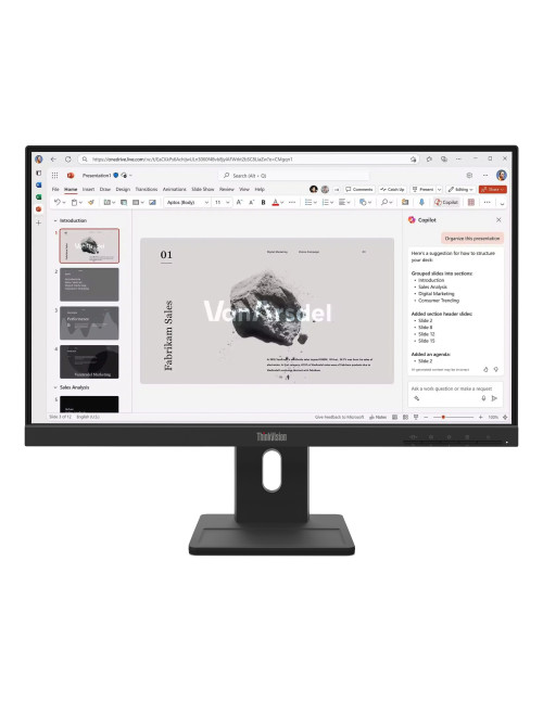 Monitor led 21.5 pulgadas lenovo thinkvision e22 - 40