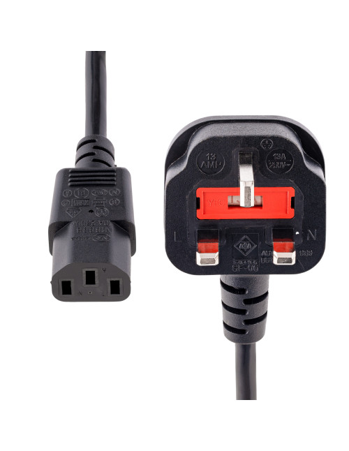 Cable bs1363 a c13 startech 3m