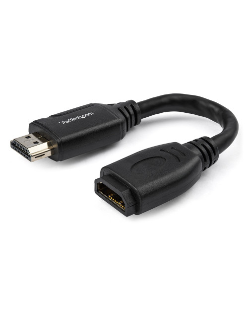 Cable hdmi 4k startech 0.15m macho - hembra