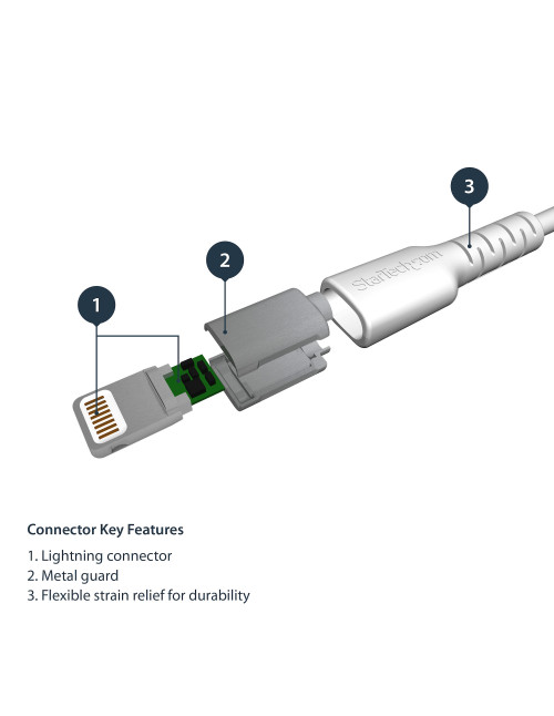 Cable lightning a usb tipo a