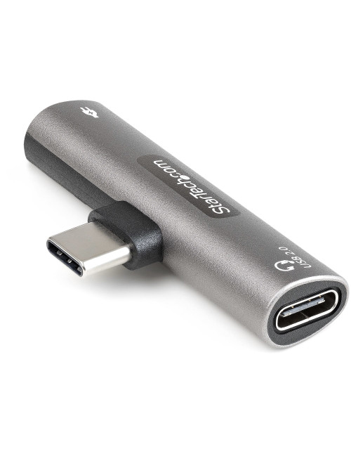 Adaptador audio y carga usb tipo