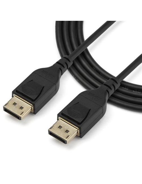 Cable displayport startech 1m macho - macho negro