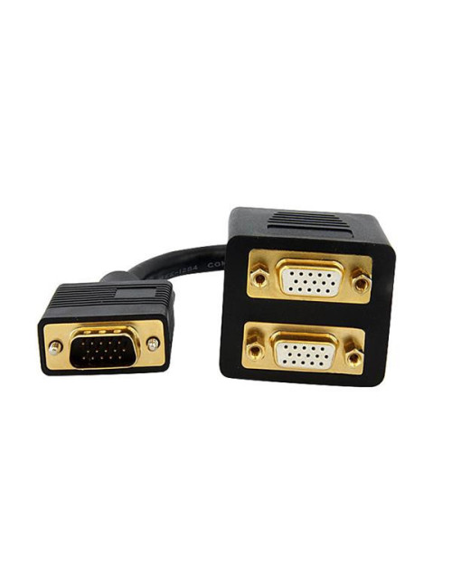 Cable vga startech 0.3m macho - hembra negro