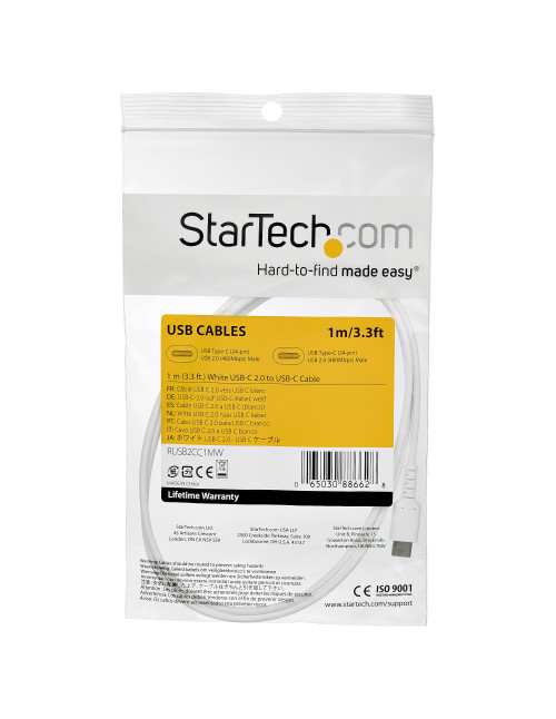 Cable usb tipo c startech 1m