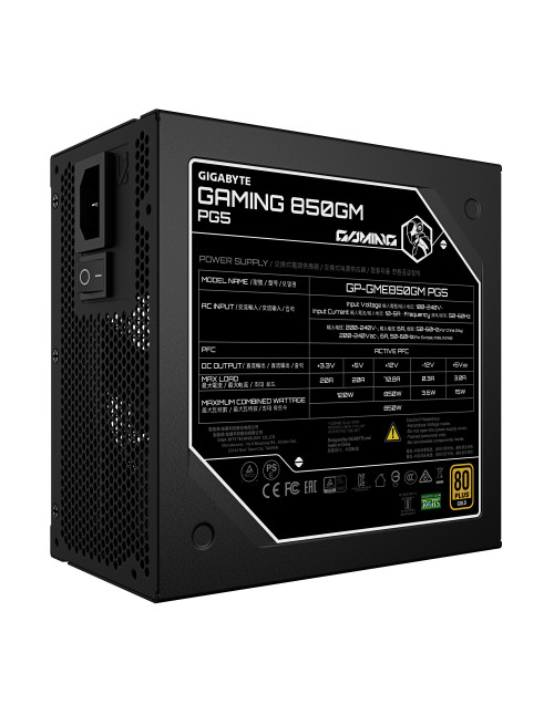 Fuente alimentacion gigabyte gp - gme850gm pg5 gaming
