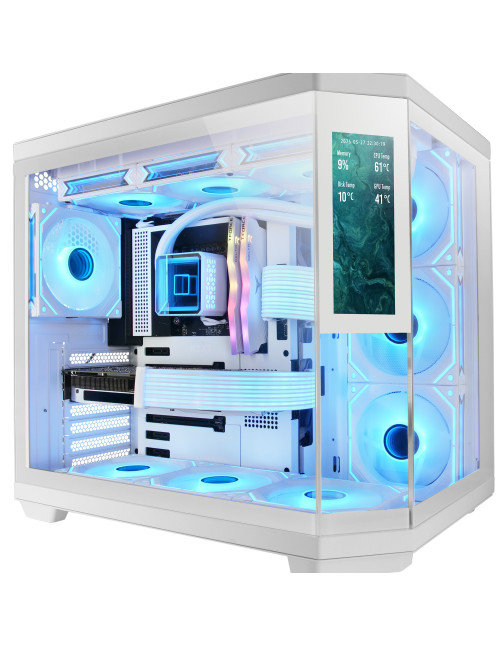 Caja ordenador mars gaming mc3tcorelcdw atx