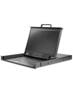 Consola kvm montaje en rack servidores