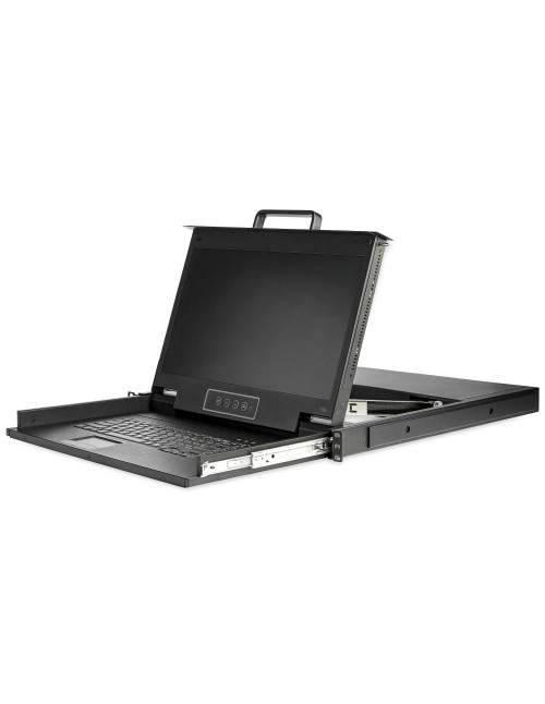 Consola kvm montaje en rack servidores
