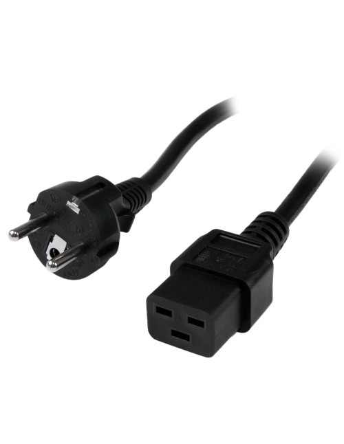 Cable schuko a c19 startech 2m