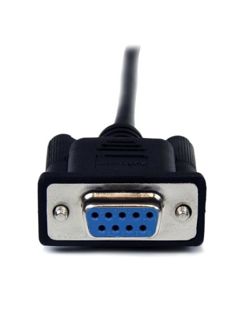 Cable db9 startech 1m macho - hembra negro