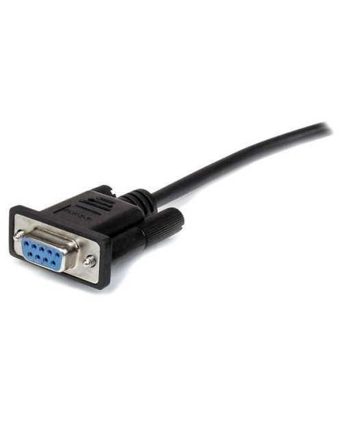 Cable db9 startech 2m macho - hembra negro