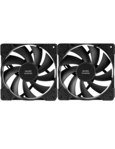 Ventilador caja mars gaming mf - pwmx2 2x